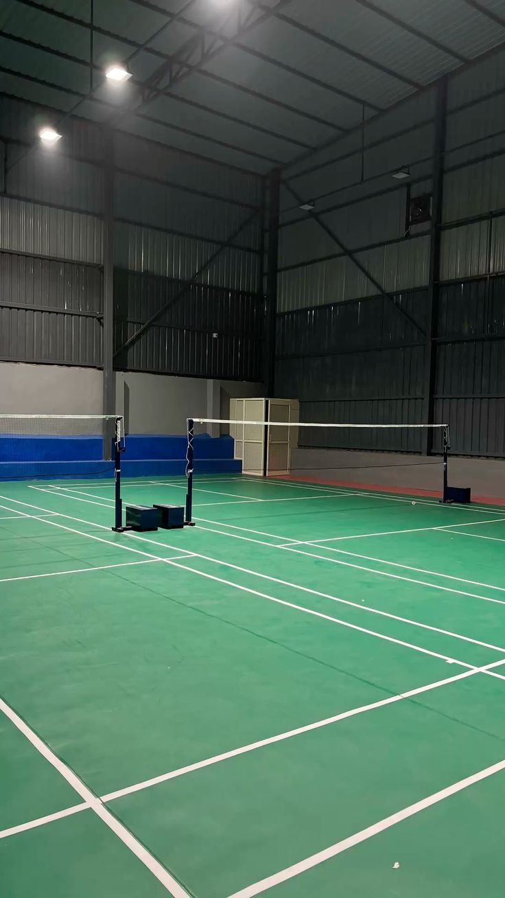 Professional Indoor Badminton Courts